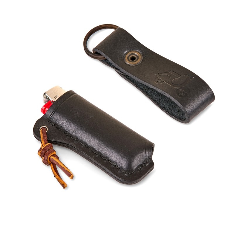 Ayı Kamp Vespa Çakmak & Anahtarlık Seti (Siyah)